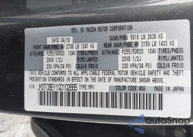 JM3TCBEY1G0102665: 44094531