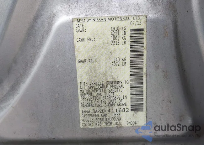 1N4AL3AP2DN411682: 44095566