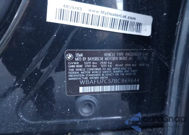 WBAFU7C57BC869644: 44095672