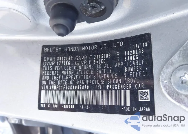 JHMFC1F33KX007879: 44095678