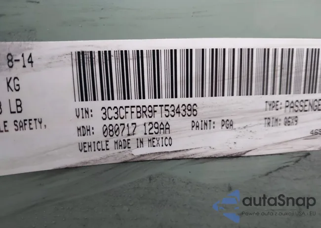 3C3CFFBR9FT534396: 44095866