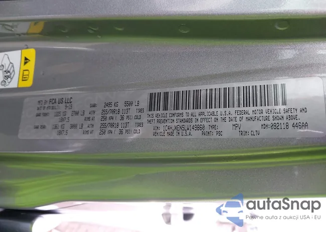 1C4HJXEN5LW149860: 44096133