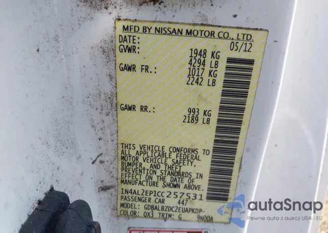 1N4AL2EP1CC257531: 44095214