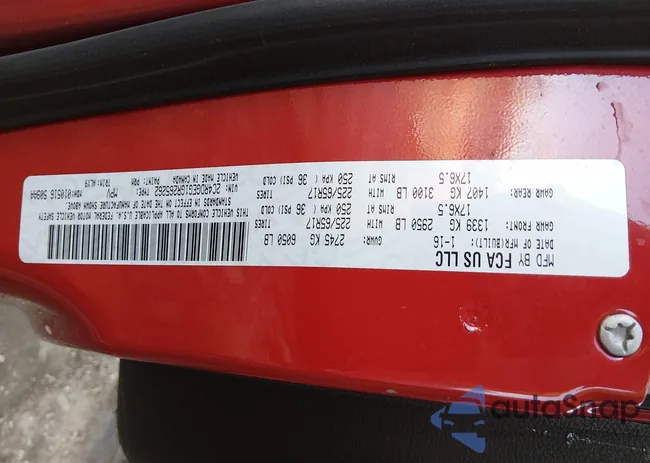 2C4RDGEG1GR265262: 44095297