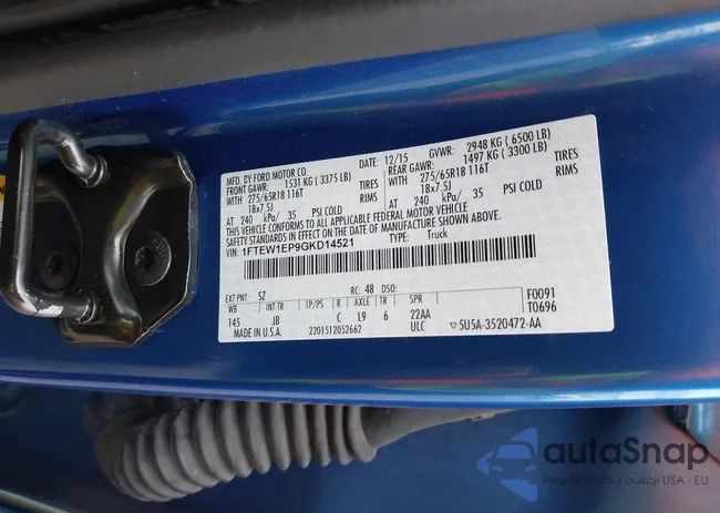 1FTEW1EP9GKD14521: 44095334