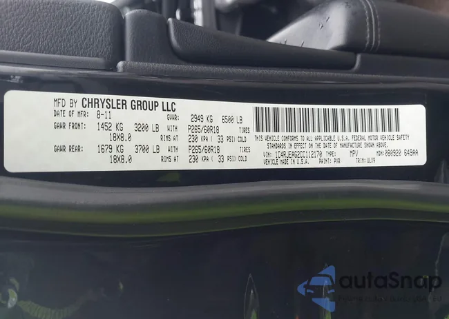 1C4RJEAG2CC112170: 44095404