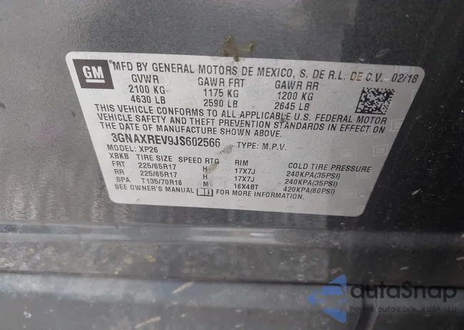 3GNAXREV9JS602566: 44095419