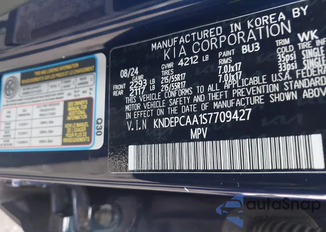 KNDEPCAA1S7709427: 44096547