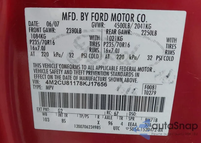 4M2CU81178KJ17656: 44096640