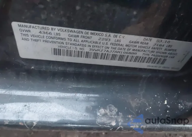 3VWRZ7AJ7AM106888: 44096832