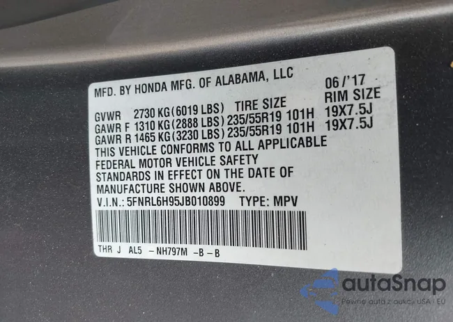 5FNRL6H95JB010899: 44096212