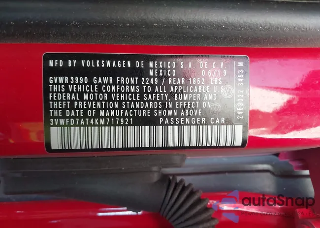 3VWFD7AT4KM717921: 44096297