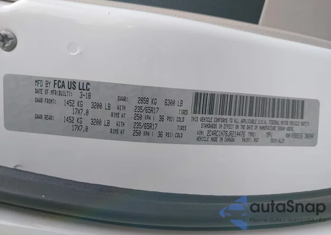 2C4RC1N78JR214476: 44096472