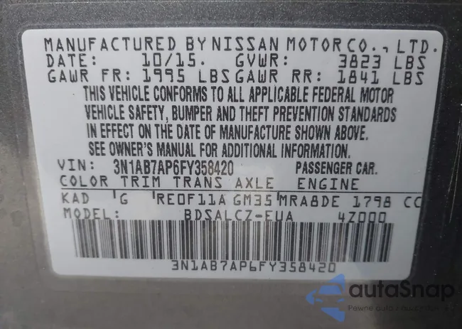 3N1AB7AP6FY358420: 44096541