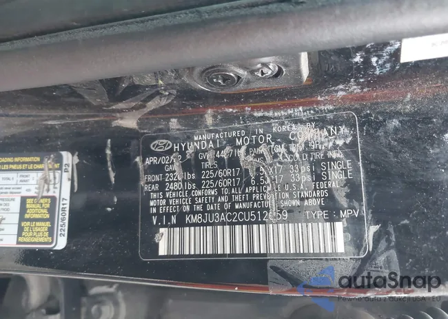 KM8JU3AC2CU512659: 44097585