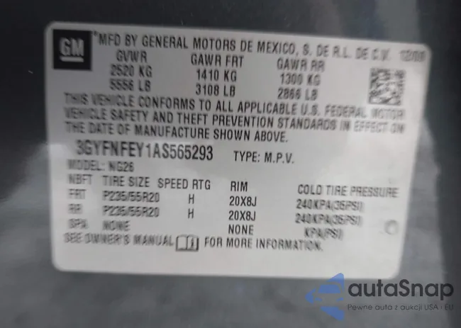 3GYFNFEY1AS565293: 44097765