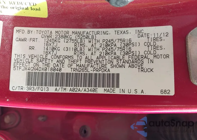 5TFJX4GN4DX018040: 44097853