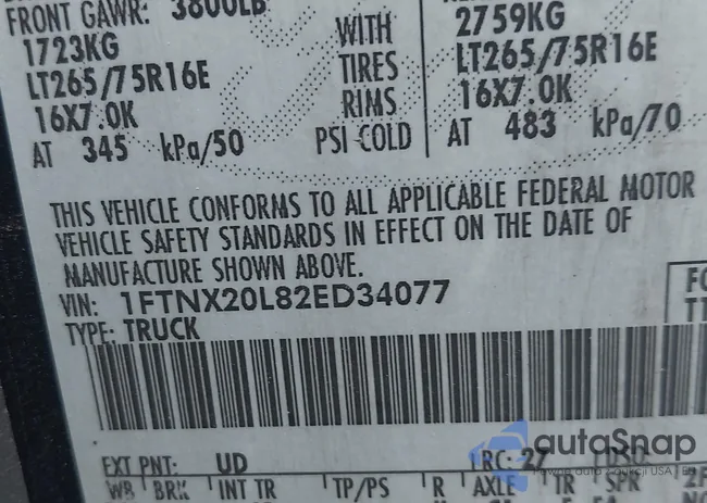 1FTNX20L82ED34077: 44097872