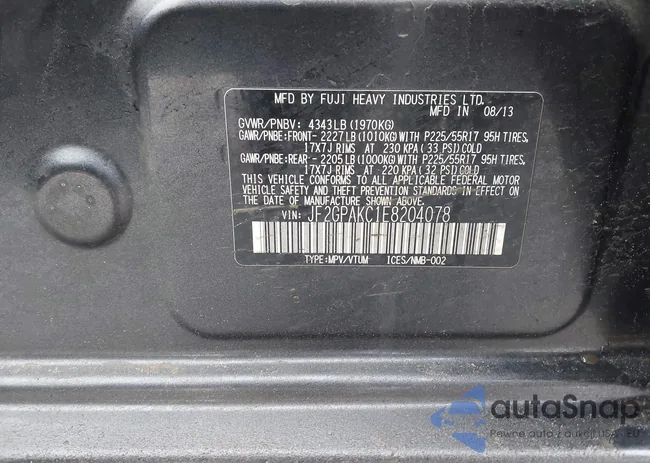 JF2GPAKC1E8204078: 44097955