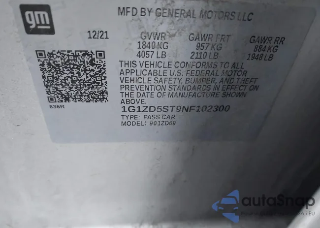 1G1ZD5ST9NF102300: 44098066