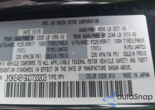 JM3KE4BY9G0733203: 44097156