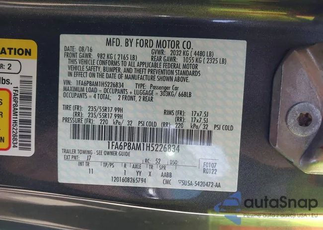 1FA6P8AM1H5226834: 44097322