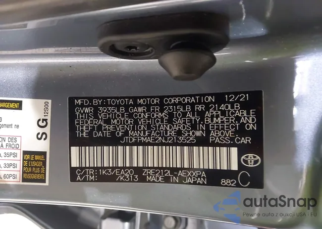 JTDFPMAE2NJ213525: 44098704