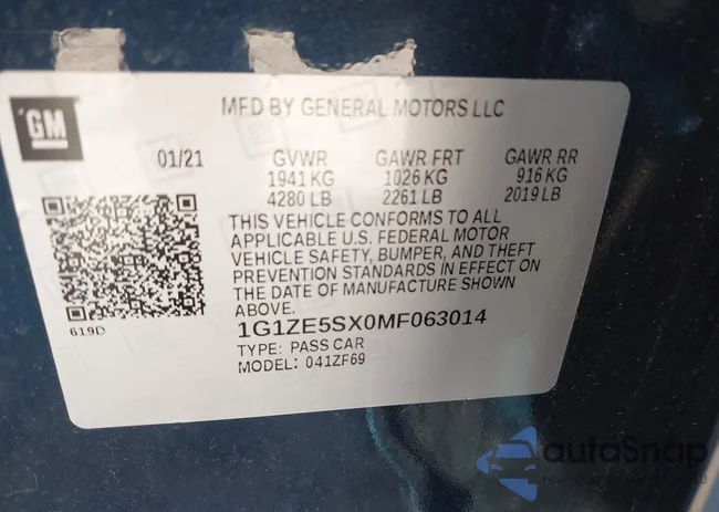 1G1ZE5SX0MF063014: 44098751