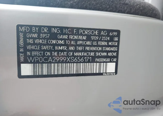 WP0CA2999XS656171: 44098887