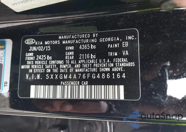 5XXGM4A76FG486164: 44099011