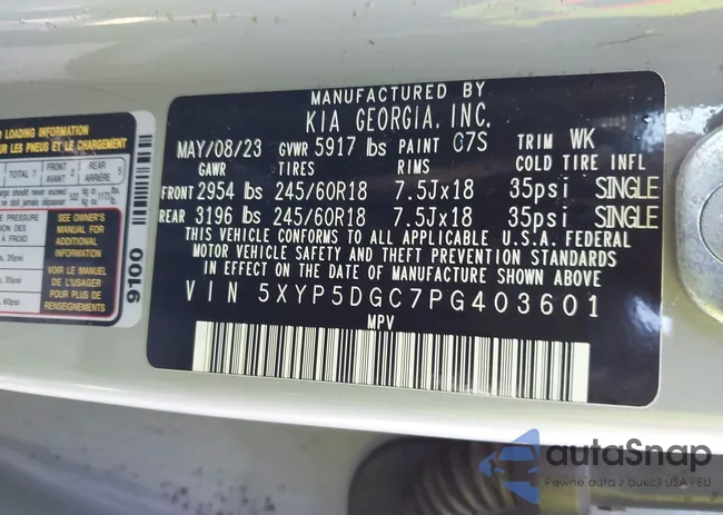 5XYP5DGC7PG403601: 44098231