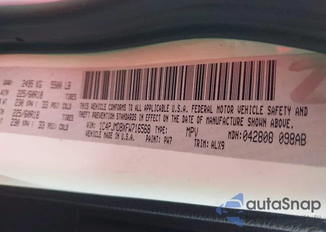 1C4PJMDBXFW716568: 44098297