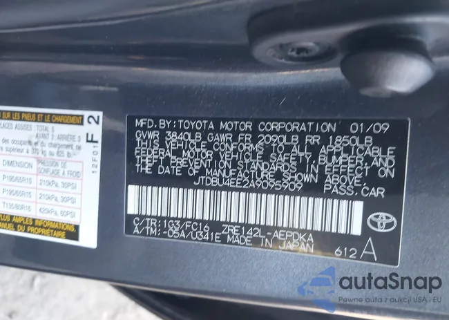 JTDBU4EE2A9095909: 44098357