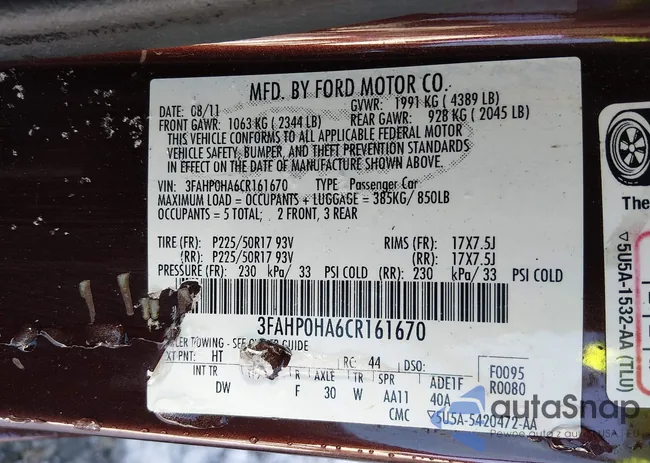 3FAHP0HA6CR161670: 44098442