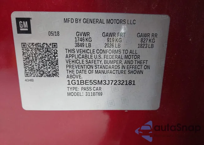 1G1BE5SM3J7232181: 44098451