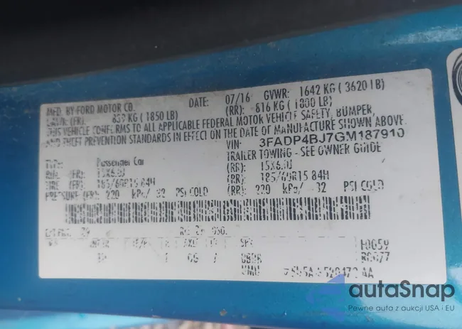 3FADP4BJ7GM187910: 44098484