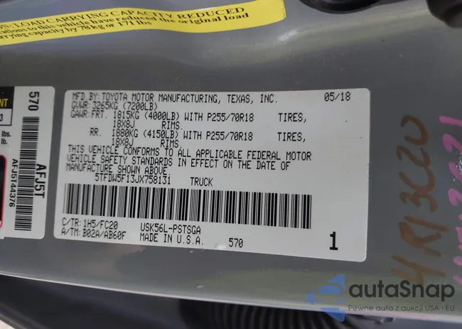 5TFDW5F13JX758131: 44098492