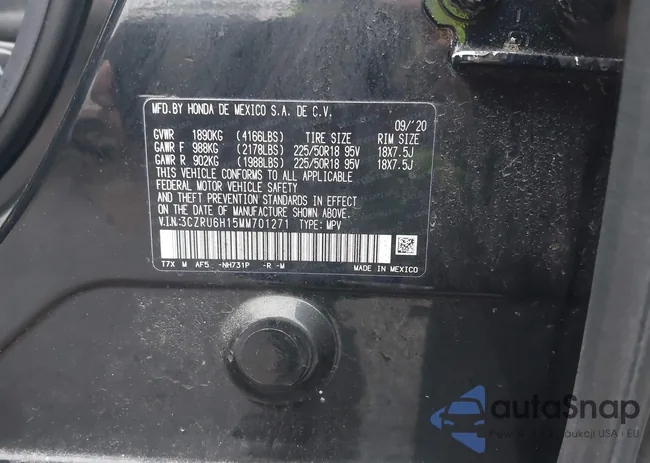 3CZRU6H15MM701271: 44099698