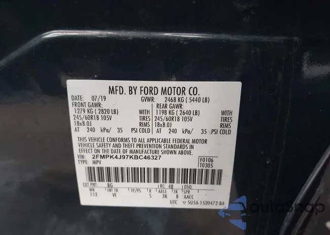 2FMPK4J97KBC46327: 44099731