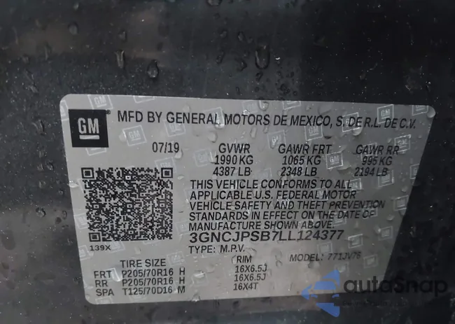 3GNCJPSB7LL124377: 44099801