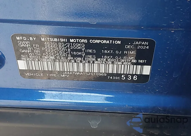 JA4ATWAA1SZ010969: 44099897