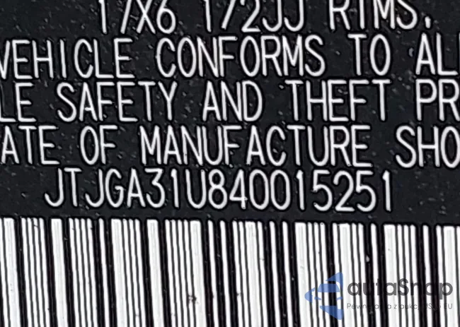 JTJGA31U840015251: 44099953