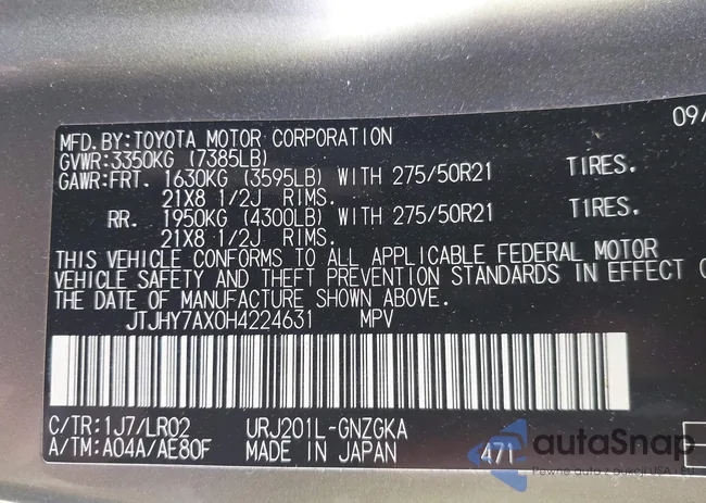 JTJHY7AX0H4224631: 44099352