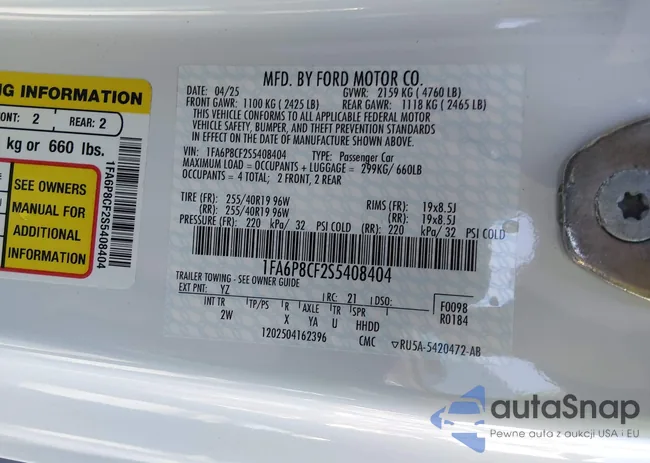 1FA6P8CF2S5408404: 44100696