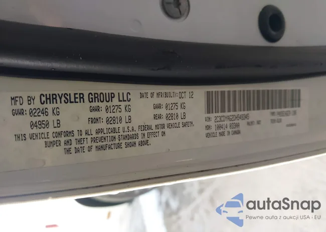 2C3CDYAG2DH549345: 44100983