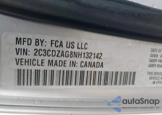 2C3CDZAG8NH132142: 44100992