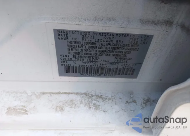 3N1AB8BV1MY321811: 44100155