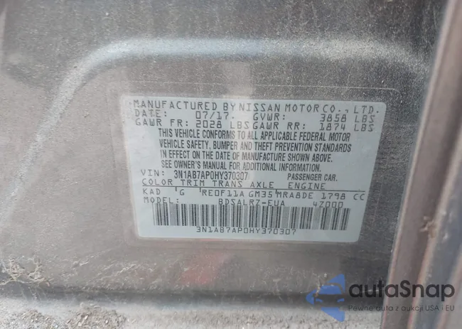 3N1AB7AP0HY370307: 44100156