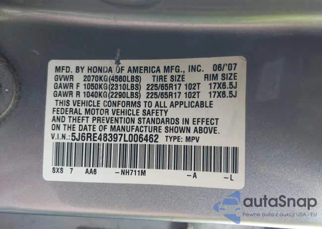 5J6RE48397L006462: 44100163