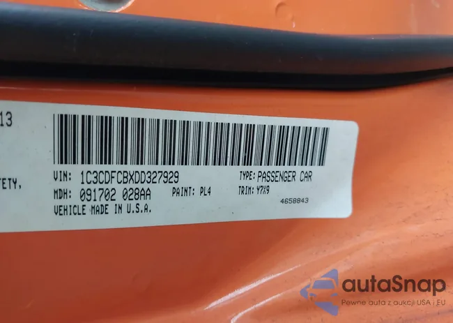 1C3CDFCBXDD327929: 44100276